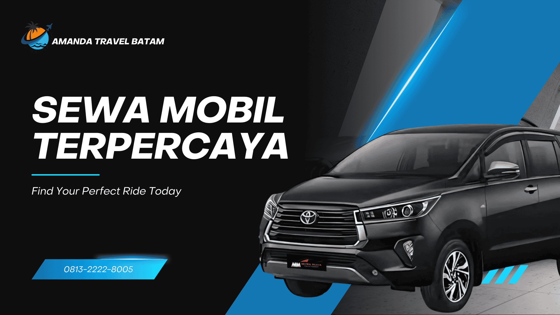 Black and Blue Modern Geometric Car Dealer Presentation